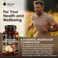 New Leaf Lions Mane & Reishi Capsules